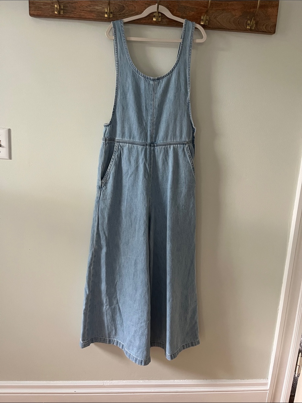 Marine Layer Layla denim overalls / jumpsuit
